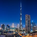 Towering Heights Dubai's Skyline of Skyscrapers