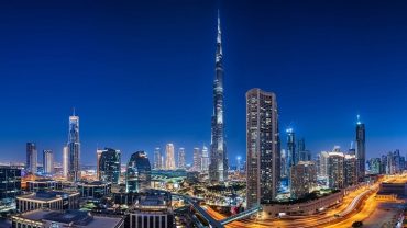Towering Heights Dubai's Skyline of Skyscrapers